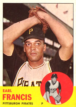 1963 Topps Baseball Cards      303     Earl Francis